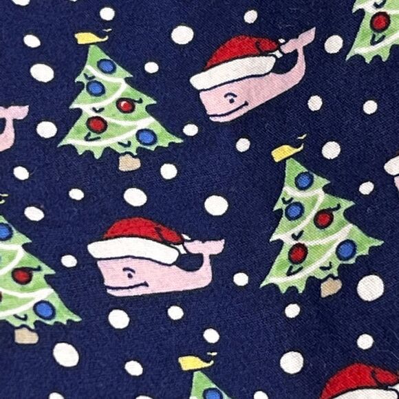 Vineyard Vines NWT Santa whale and tree Christmas lounge pants size L - Picture 2 of 14